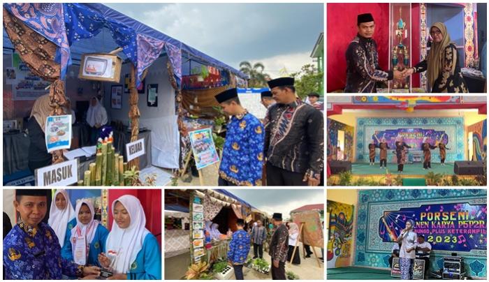 KA.KANKEMENAG BUNGO BUKA PORSENI KE-IX PANEN KARYA  P5P2RA  TAHUN 2023  MAN 1 BUNGO PLUS KETERAMPILAN