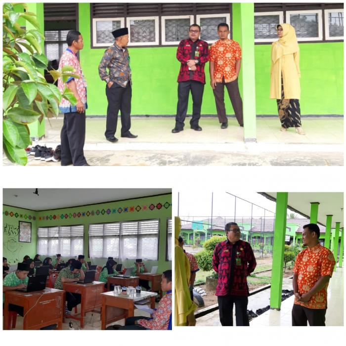 KA. KANKEMENAG KAB. BUNGO MONEV PELAKSANAAN UNBK DI MAN 1 BUNGO