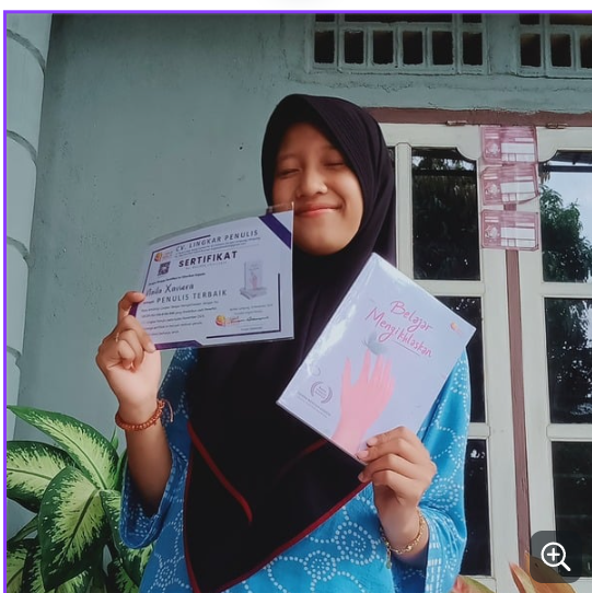 PENULIS MUDA BERBAKAT NAILA XAVIERA SISWI MAN 1 BUNGO PLUS KETERAMPILAN DARIÂ KELASÂ XIÂ BAHASA