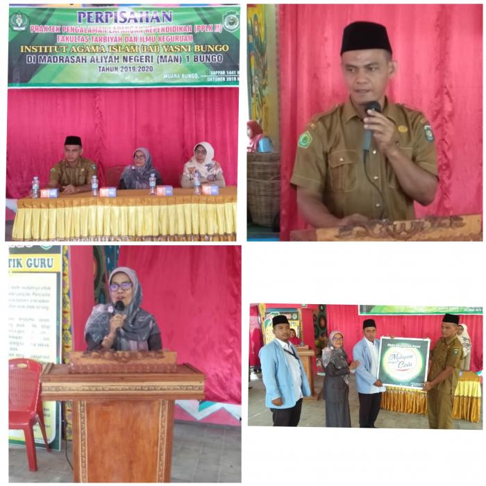 PENGEMBALIAN PESERTA PPLK II FAK.TARBIYAH DAN ILMU KEGURUAN  MAN 1 BUNGO