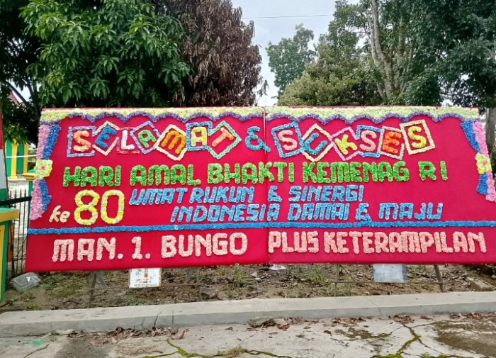 MAN 1 Bungo Rayakan Hari Amal Bhakti Kemenag ke-80