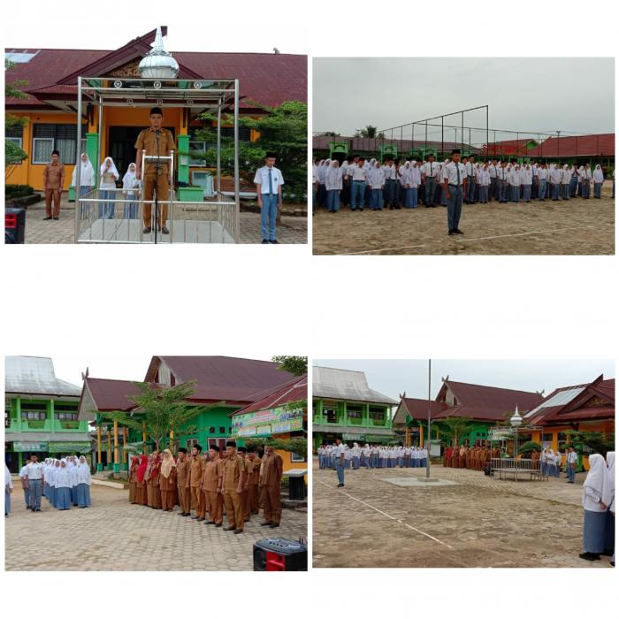 UPACARA SENIN MAN 1 BUNGO SEKALIGUS PEMBUKAAN UAMBNBK TAHUN 2019-2020