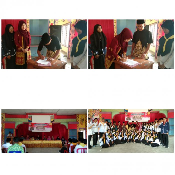 PELANTIKAN PMR MAN 1 BUNGO LANCAR DAN SUKSES