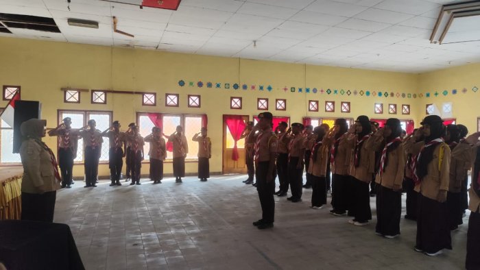 Latihan Rutin Pramuka MAN 1 Bungo Digelar Setiap Jumat Sore