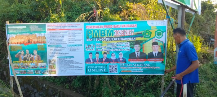 MAN 1 Bungo Sosialisasikan Penerimaan Murid Baru 2026