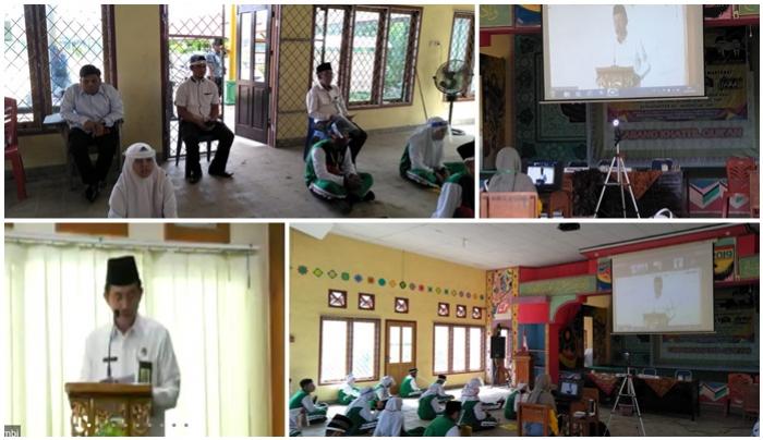 MAN 1 BUNGO IKUTI PEMBUKAAN MATSAMA SECARA DARING OLEH KA. KANWIL KEMENAG PROVINSI JAMBI