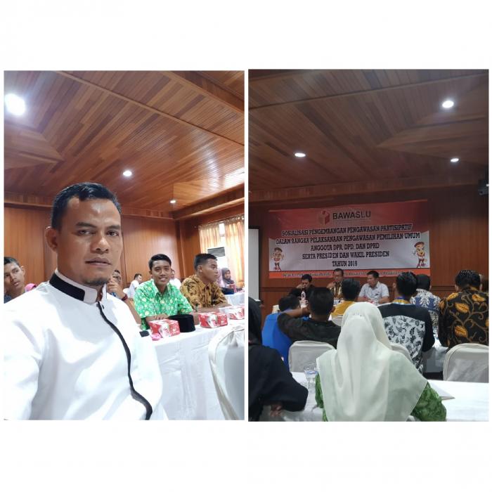 KEPALA DAN KETUA OSIM MAN 1 BUNGO IKUTI SOSIALISASI PENGAWASAN PARTISIPATIF PEMILU SERENTAK 2019