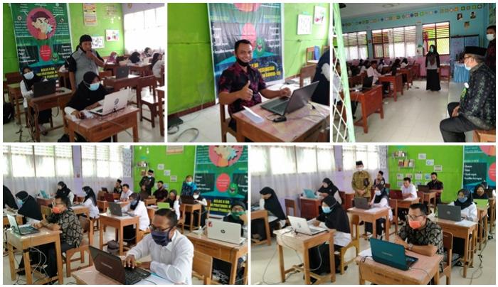 PELAKSANAAN AKG,AKM DAN AKP TAHUN 2020 KEMENAG KAB.BUNGO DI MAN 1 BUNGO BERJALAN LANCAR