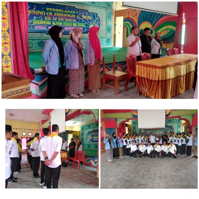 PKM TIK  SURYADI.S.Ag, LEPAS PESERTA PERKEMAHAN JUMBARA X PMR MAN 1 BUNGO.