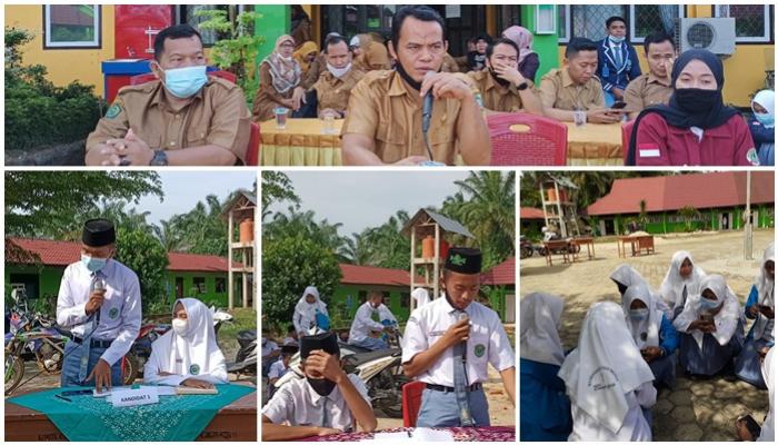 MAN 1 BUNGO LAKSANAKAN DEBAT KANDIDAT SEKALIGUS  PEMILIHAN KETUA DAN WAKIL KETUA OSIM TAHUN 2021