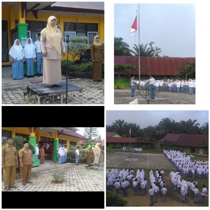 MAN 1 BUNGO UPACARA SENIN SEKALIGUS MEMPERINGATI HARI SUMPAH PEMUDA TAHUN 2018