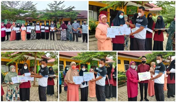 KAMAD MAN 1 BUNGO BERI BONUS KEPADA SISWA  DAN GURU PEMBIMBING PERAIH JUARA KSM  KABUPATEN BUNGO