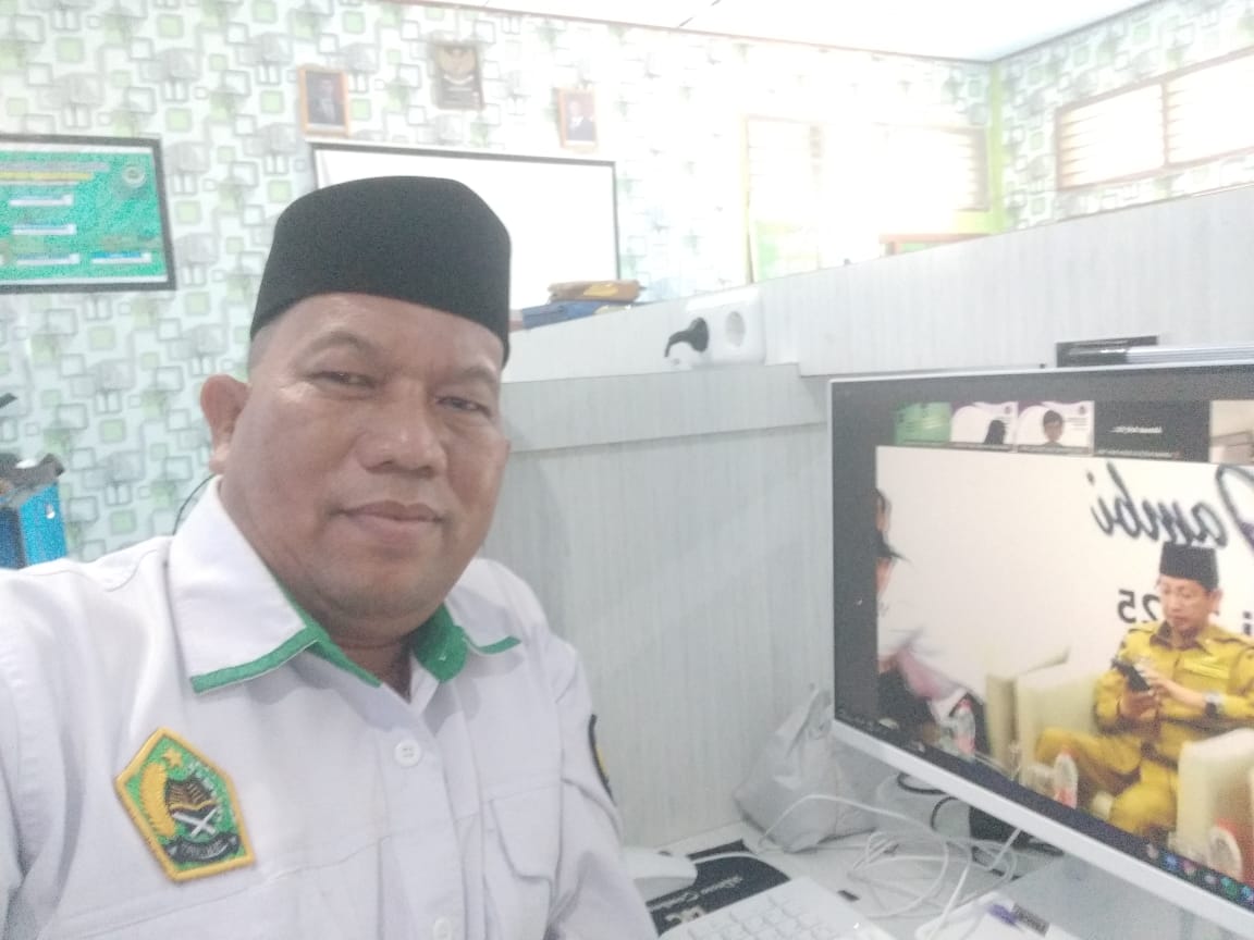 WAKA HUMAS MAN 1 BUNGO IKUTI RAPAT KOORDINASI FASILITAS SERTIFIKASI HALAL PROVINSI JAMBI