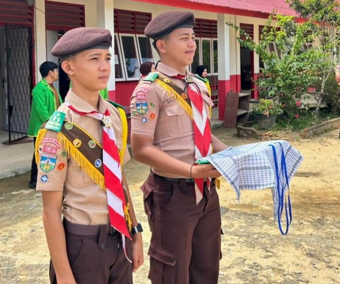 Asah Keterampilan dan Kedisiplinan, Anggota Pramuka MAN 1 Bungo Giat Laksanakan Latihan Rutin