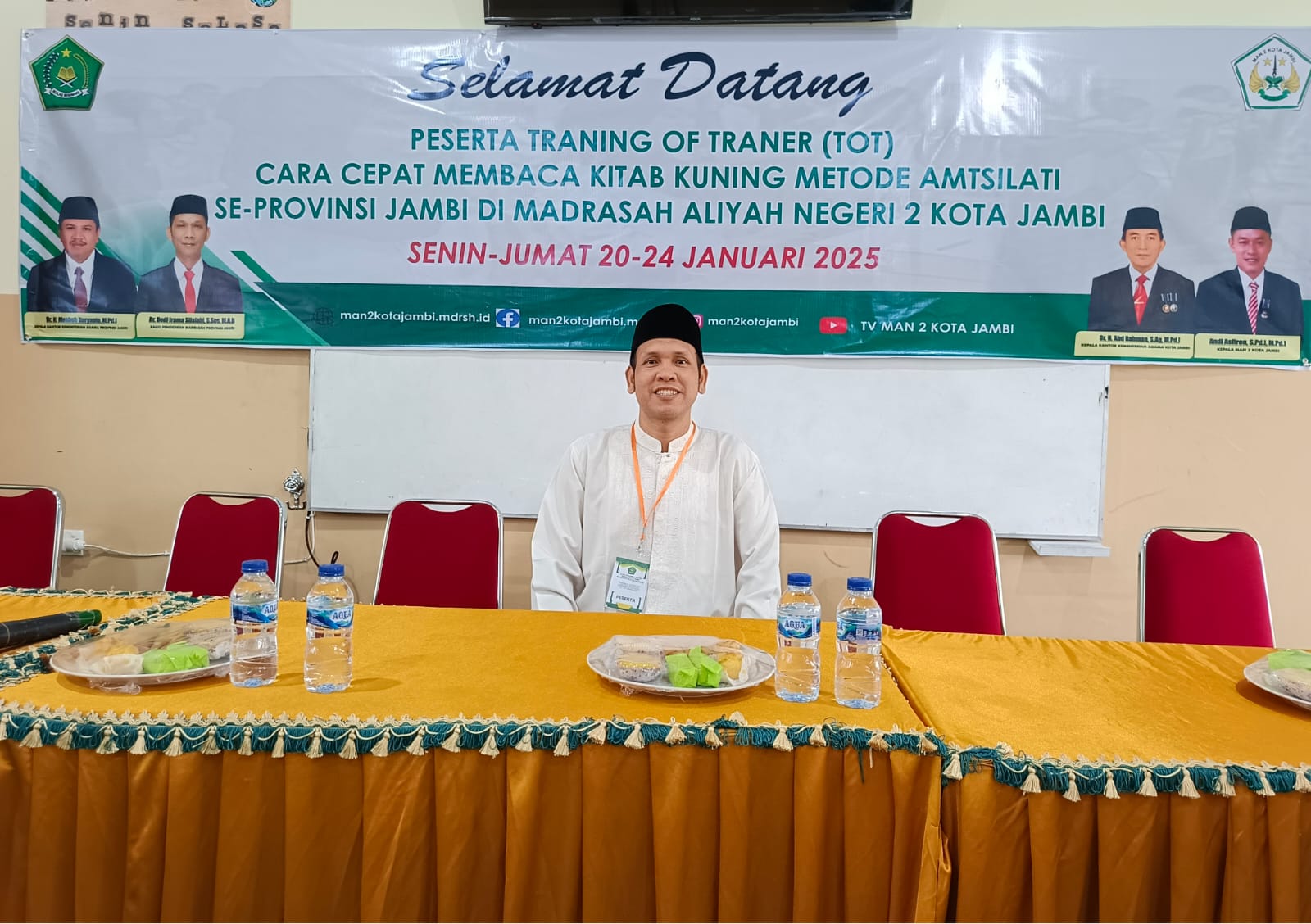 MAN 1 BUNGO PLUS KETERAMPILAN KIRIM UTUSAN MENGIKUTI TOT METODE AMSILATI BACA KITAB KUNING YANG DISELENGGARAKAN KANWIL KEMENAGÂ PROVINSIÂ JAMBI