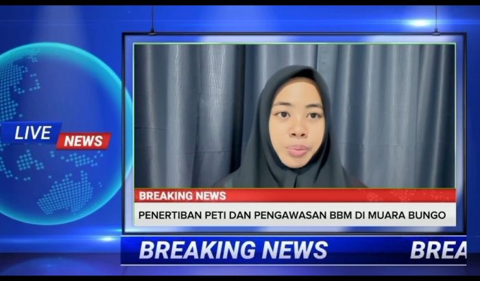 Siswa MAN 1 Bungo Praktik Langsung Produksi Berita