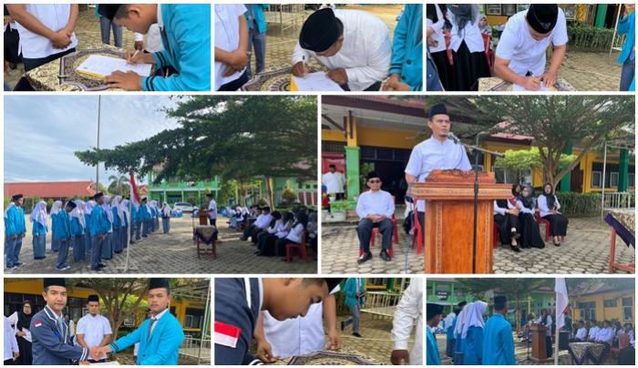 SERTIJAB DAN PELANTIKAN PENGURUS OSIM MAN 1 BUNGO PLUS KETERAMPILAN  TAHUN 2023