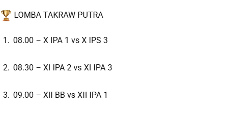 Tiga Laga Takraw Putra Meriahkan Classmeeting MAN 1 Bungo