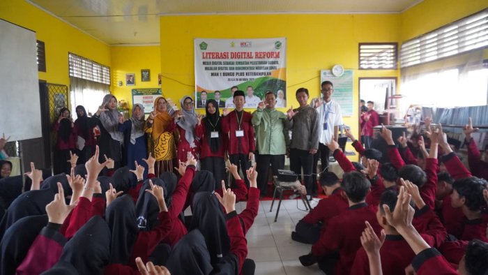 Siswa MAN 1 Bungo Antusias Ikuti Literasi Digital Multimedia