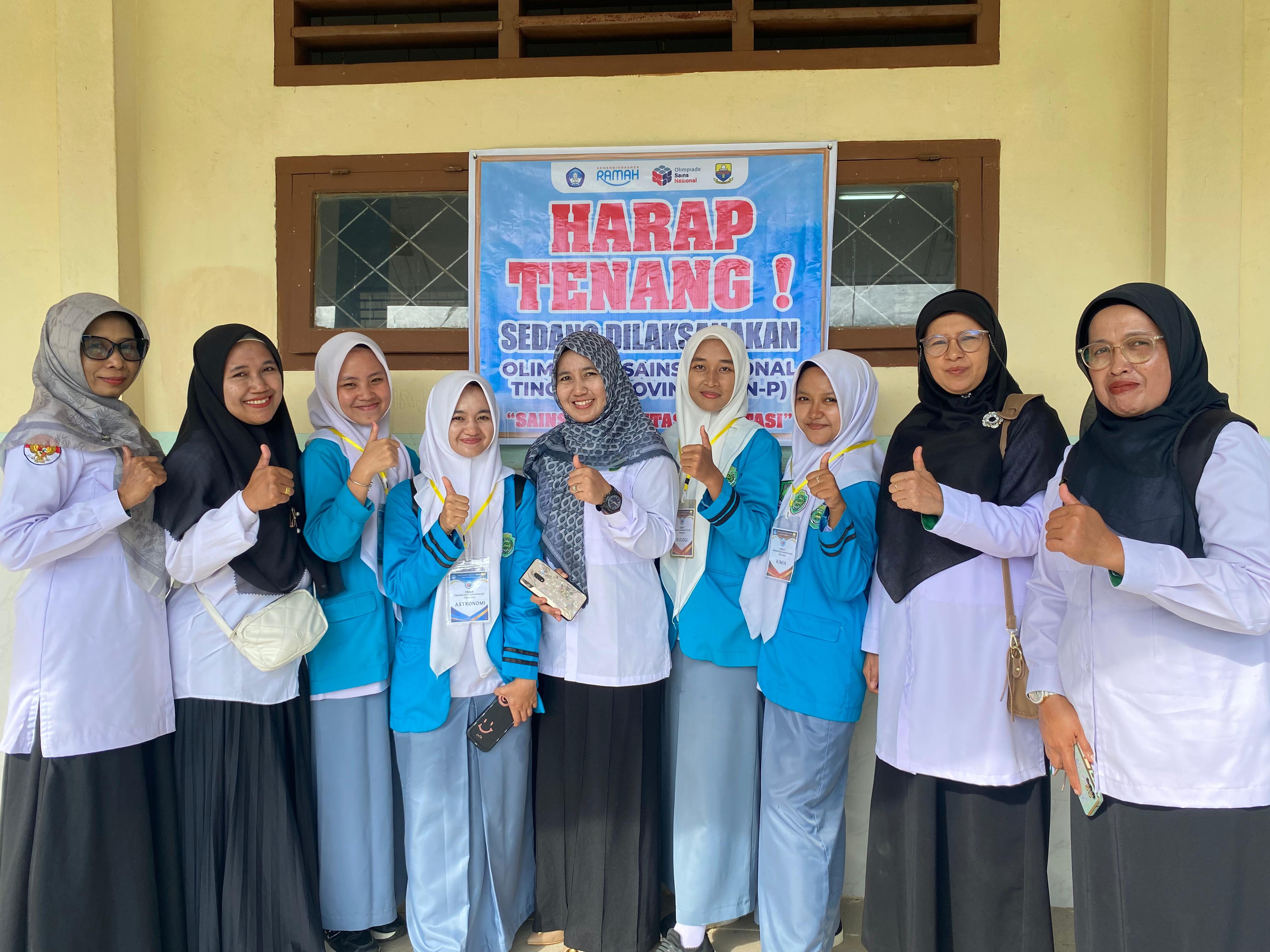 EMPAT DUTA  MAN 1 BUNGO LOLOS OSN-P, HARI INI BERLAGA DI BABAK SELANJUTNYA