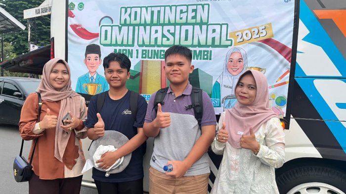 Kontingen MAN 1 Bungo Siap Berlaga di OMI Nasional 2025