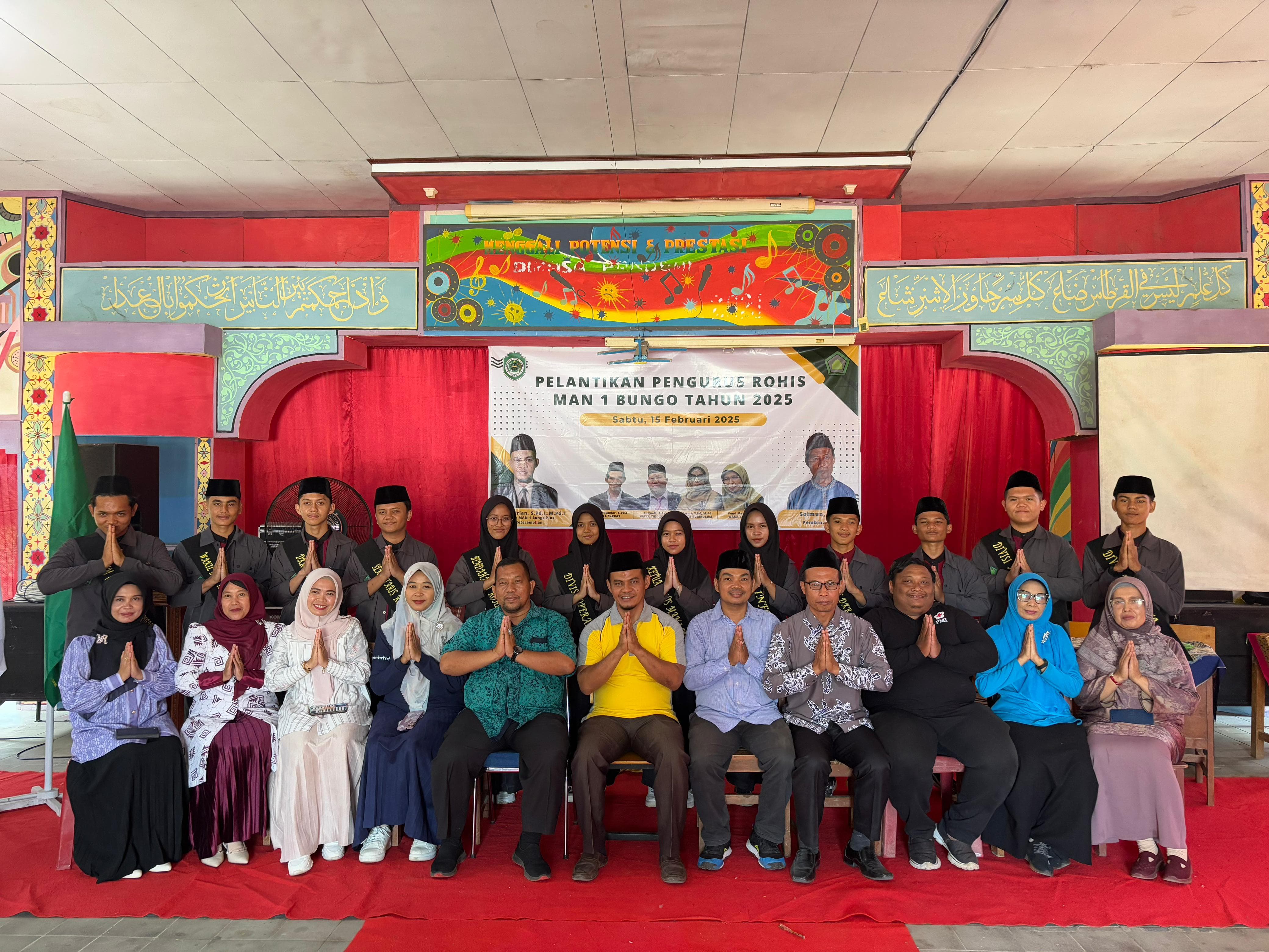 Pelantikan Pengurus ROHIS MAN 1 Bungo Plus Keterampilan Periode 2025