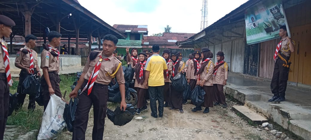 MAN 1 Bungo Sukses Gelar Pramuka Masuk Desa 