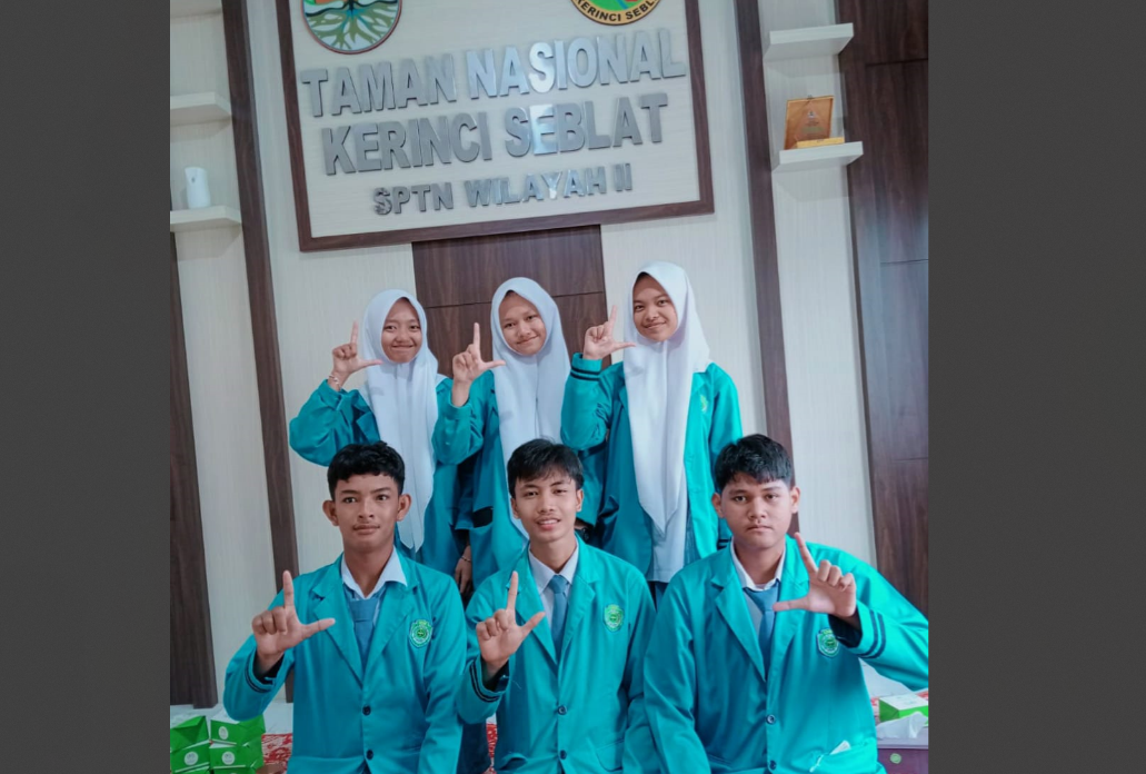 ENAM ANGGOTA  PRAMUKA MAN 1 BUNGO IKUTI KEGIATAN PEMBINAAN KADER KONSERVASI TAHUN 2024