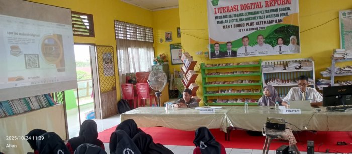 MAN 1 Bungo Gelar Literasi Digital Bertema Budaya Lokal