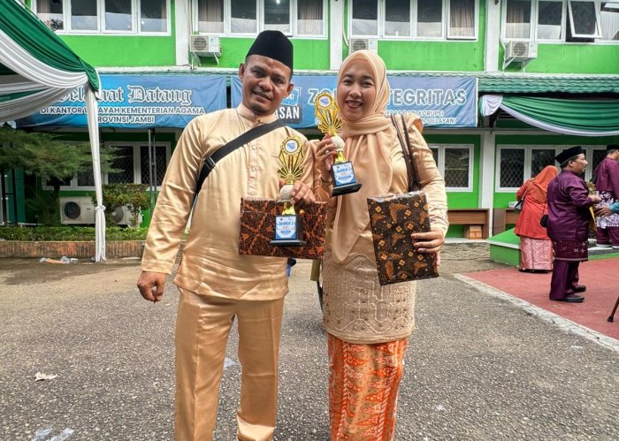 MAN 1 Bungo Raih 2 Piagam Penghargaan Juara 1 OMI Tingkat Provinsi