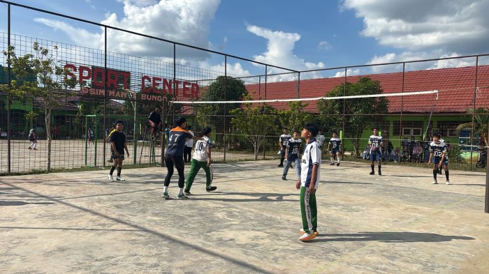 Hari Kedua Porseni XI MAN 1 Bungo Diwarnai Laga Voli Sengit
