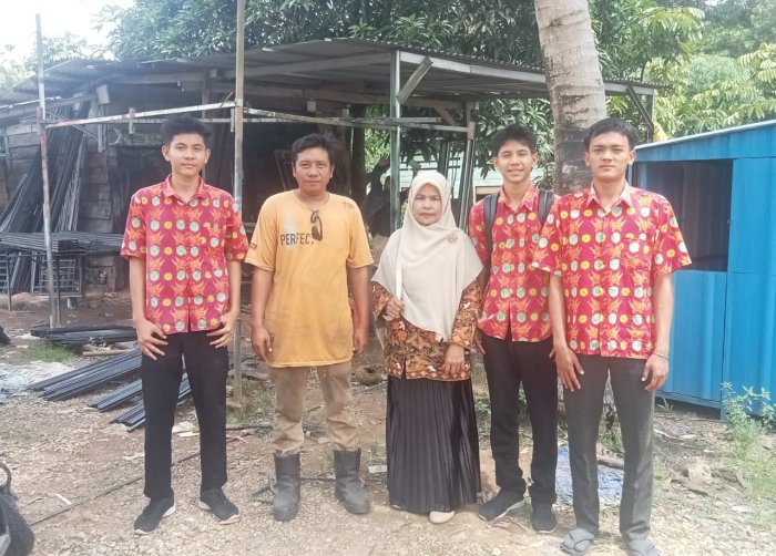 Siswa Kelas XII Teknik Pengelasan MAN 1 Bungo Mulai Program PKL di Bengkel Las Profesional
