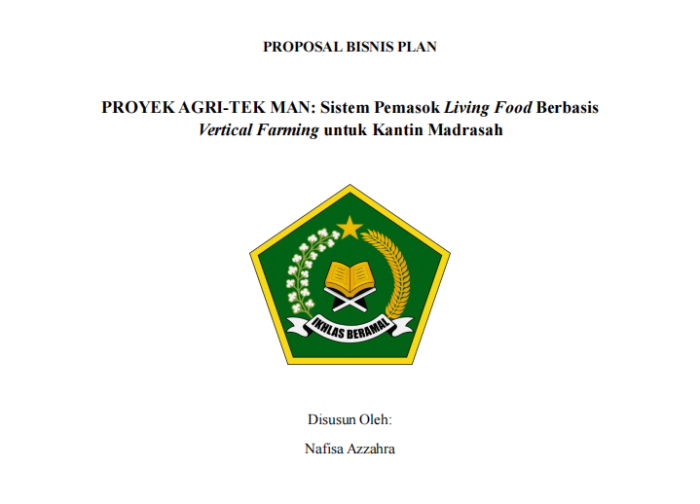 Nafisa Azzahra Selesaikan Proposal Bisnis untuk Lomba Nasional
