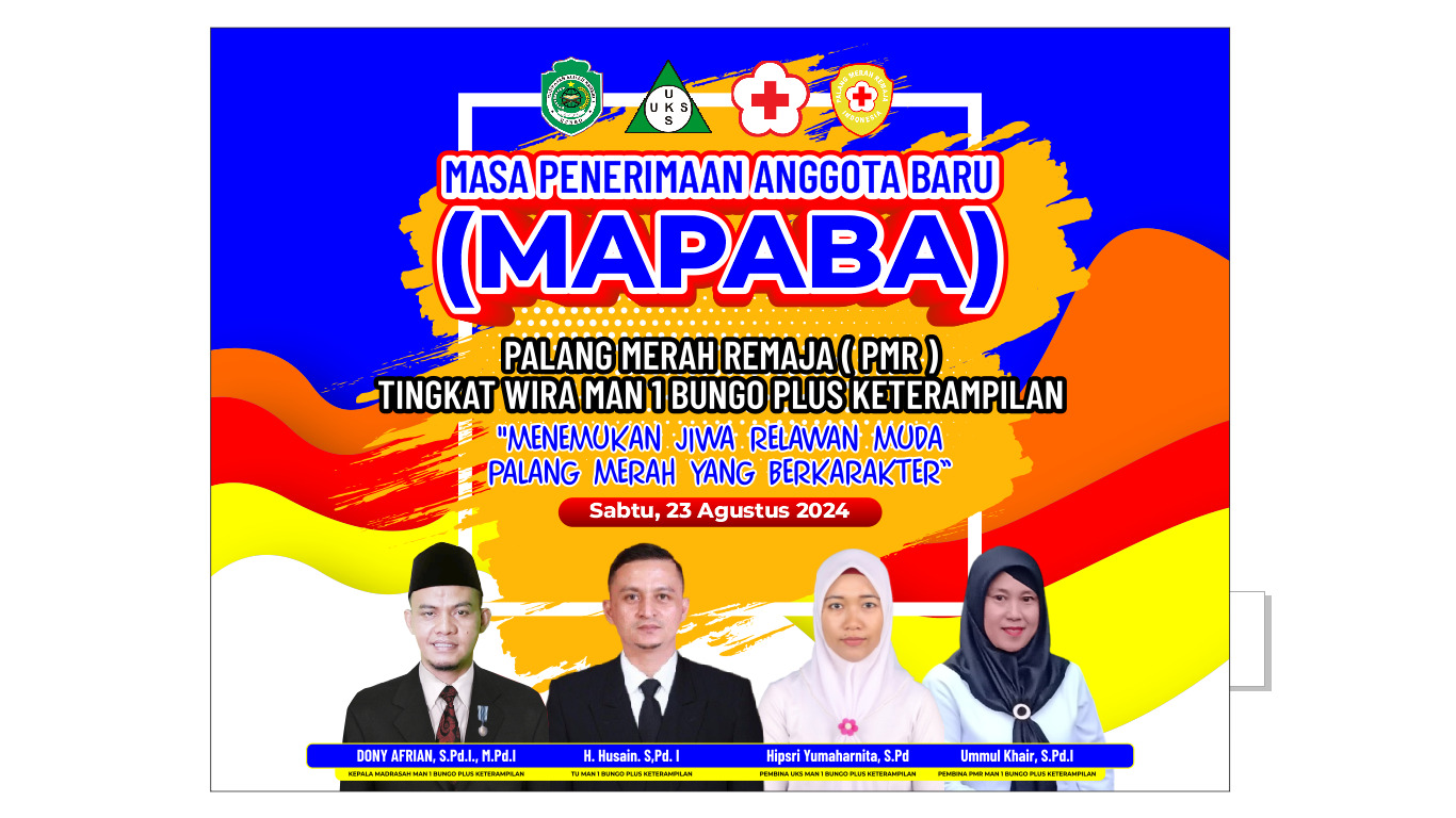 PMR MAN 1 BUNGO ADAKAN KEGIATAN MAPABA TAHUNÂ 2024
