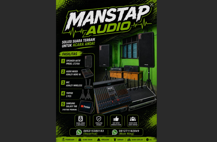 MAN 1 Bungo Tawarkan Jasa Sewa Sound System Profesional MAN 1 Bungo Tawarkan Jasa Sewa Sound System Profesional
