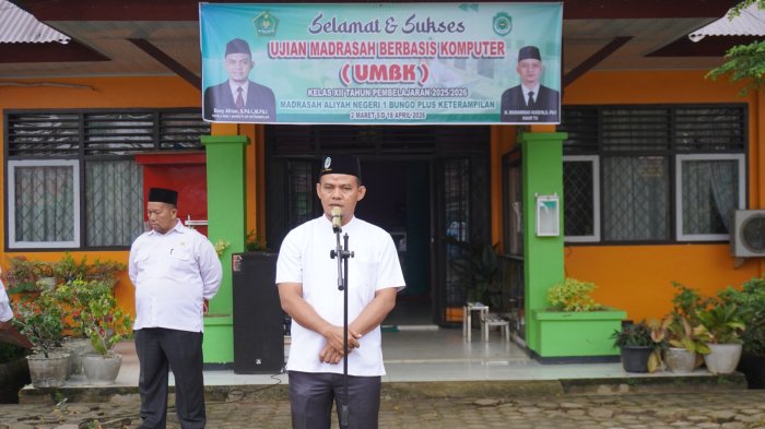MAN 1 Bungo Gelar Ujian Madrasah Berbasis Komputer untuk Kelas XII
