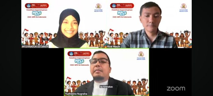 Ketua OSIM MAN 1 Bungo Ikuti Pelatihan Kepemimpinan MPLS Ramah OSIS-MPK Se-Indonesia