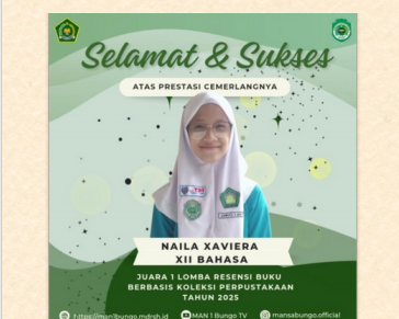 Naila Xaviera Juara Lomba Resensi Buku Provinsi Jambi