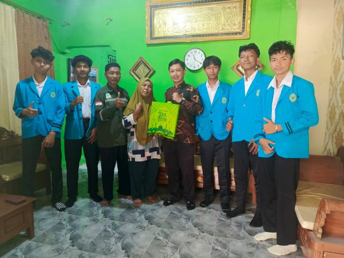 Guru MAN 1 Bungo Jemput Siswa PKL di Bengkel Las