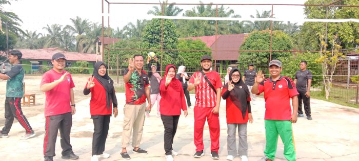 Final Turnamen Voli Guru Meriahkan Class Meeting MAN 1 Bungo