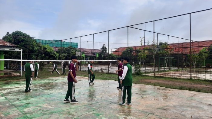 X MIPA 1 Tunjukkan Potensi di Ajang Takraw Class Meeting