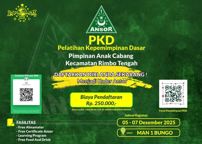 MAN 1 Bungo Tuan Rumah PKD Ansor Rimbo Tengah