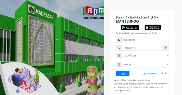 ASAS Ganjil MAN 1 Bungo Selesai, Guru Input Nilai di RDM