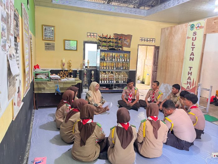 MAN 1 Bungo Persiapkan 12 Anggota Pramuka untuk Seleksi Temu Lomba Penegak Pandega