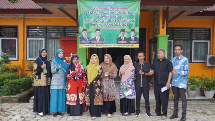 Tim TKA MAN 1 Bungo Poto bersama di Hari Terakhir