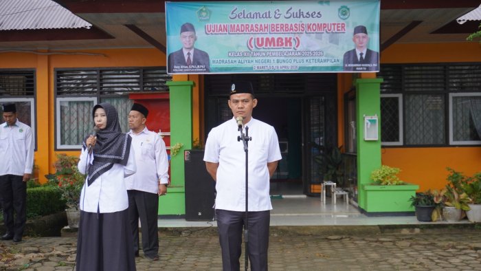 MAN 1 Bungo Sosialisasikan POS Ujian Madrasah Berbasis Android