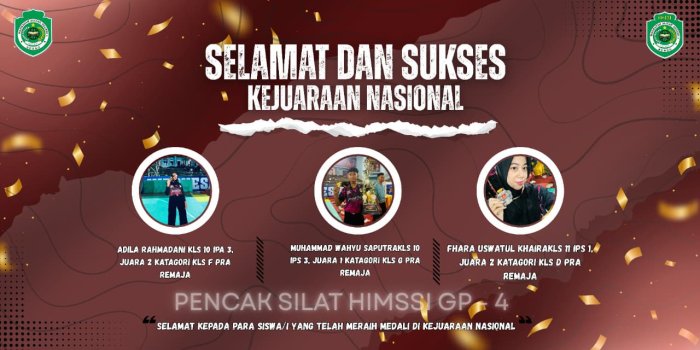 Luar Biasa! Siswa MAN 1 Bungo Borong Prestasi di Kejuaraan Olahraga Nasional