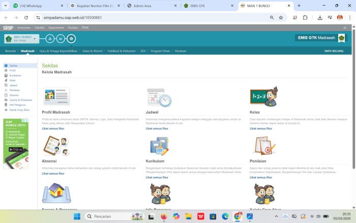 Operator EMIS GTK MAN 1 Bungo Lembur Siapkan Berkas TPG 2026