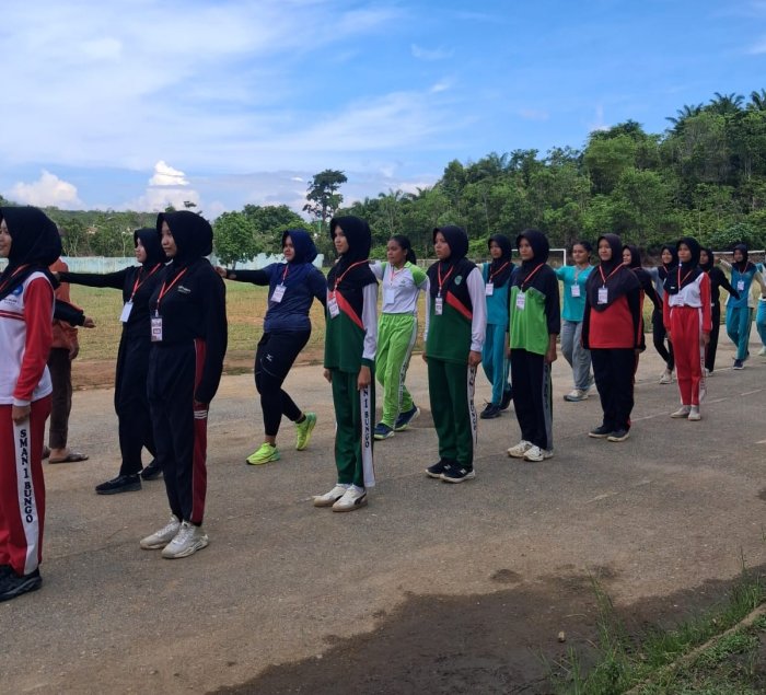 Siswa MAN 1 Bungo Ikuti Seleksi Paskibraka Kabupaten