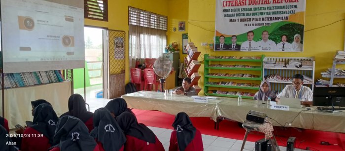 Perpustakaan MAN 1 Bungo Kembangkan Literasi Digital dan Manual